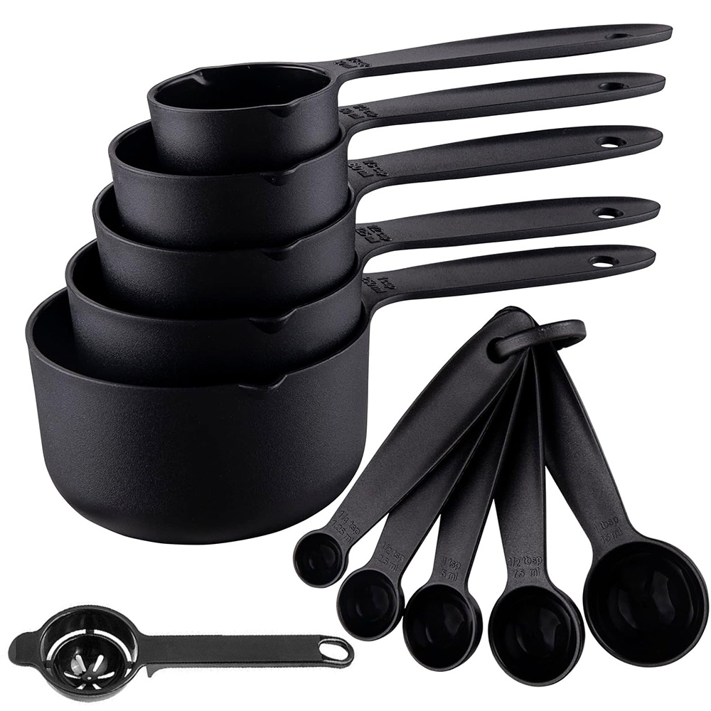 Egg Separator Tool - 11 قطعة من أكواب القياس البلاستيكية