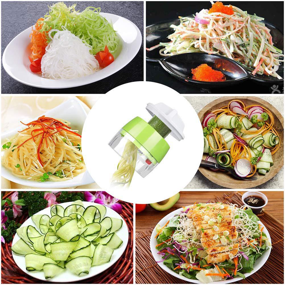Kitchen Gadgets Vegetable Cutter - قطاعة الخضراوات اليدوية قطاعة حلزونية أدوات