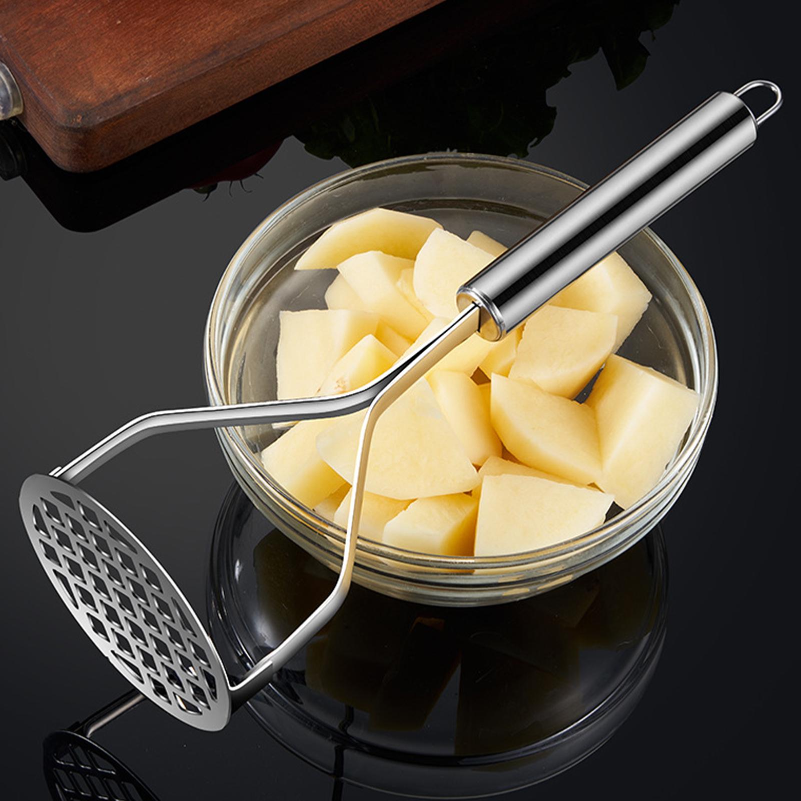 Kitchen Gadgets Men - مكبس بطاطس يدوي من الفولاذ المقاوم