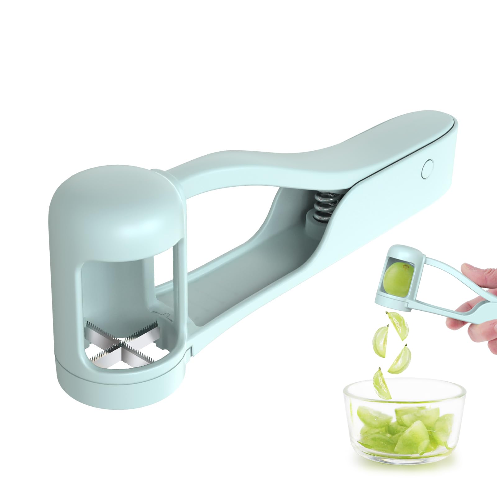 Kitchen Gadgets Vegetable Cutter - جديد العنب الكرز الطماطم الفراولة القاطع