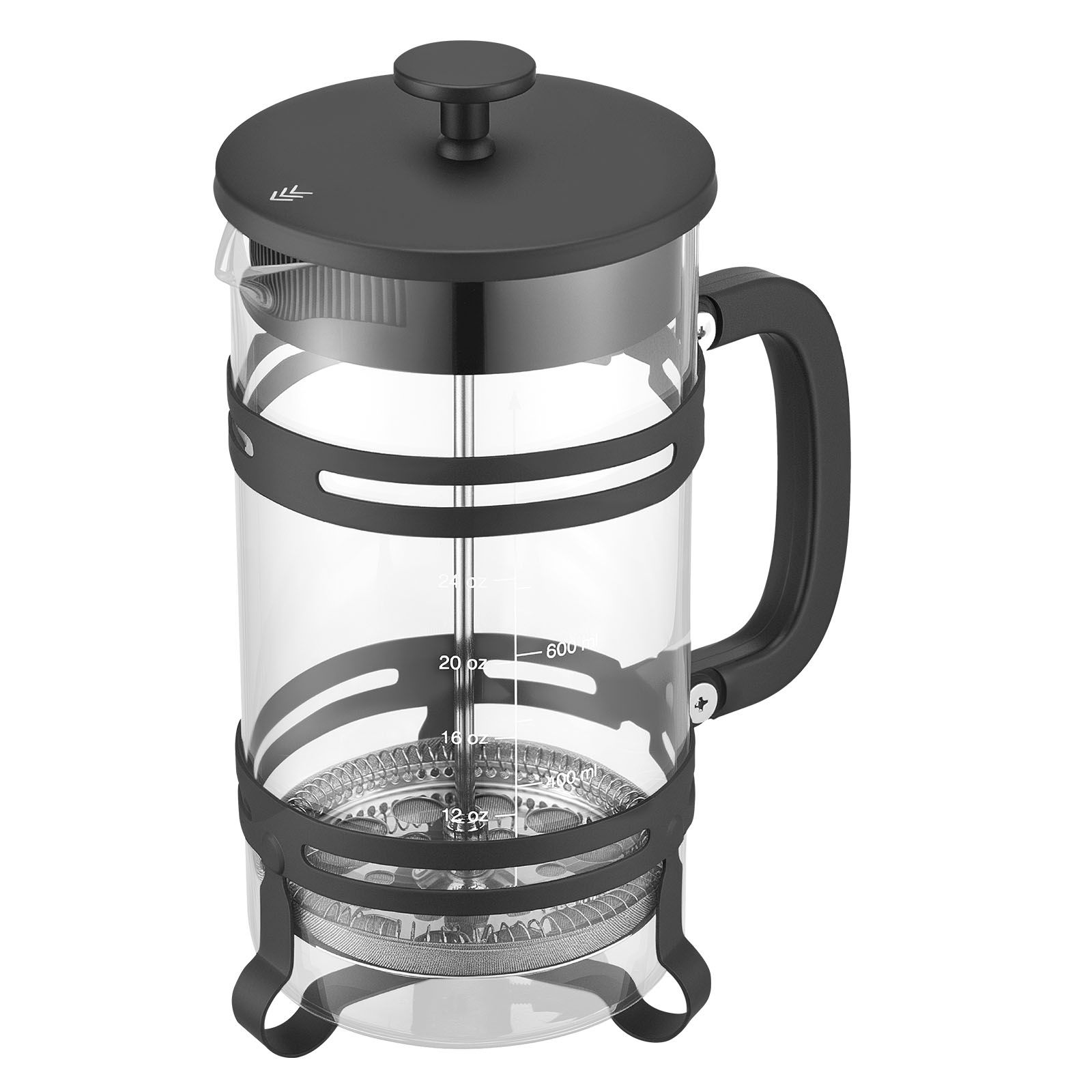 French Press Coffee Maker - ماكينة تحضير القهوة الفرنسية، سعة 34