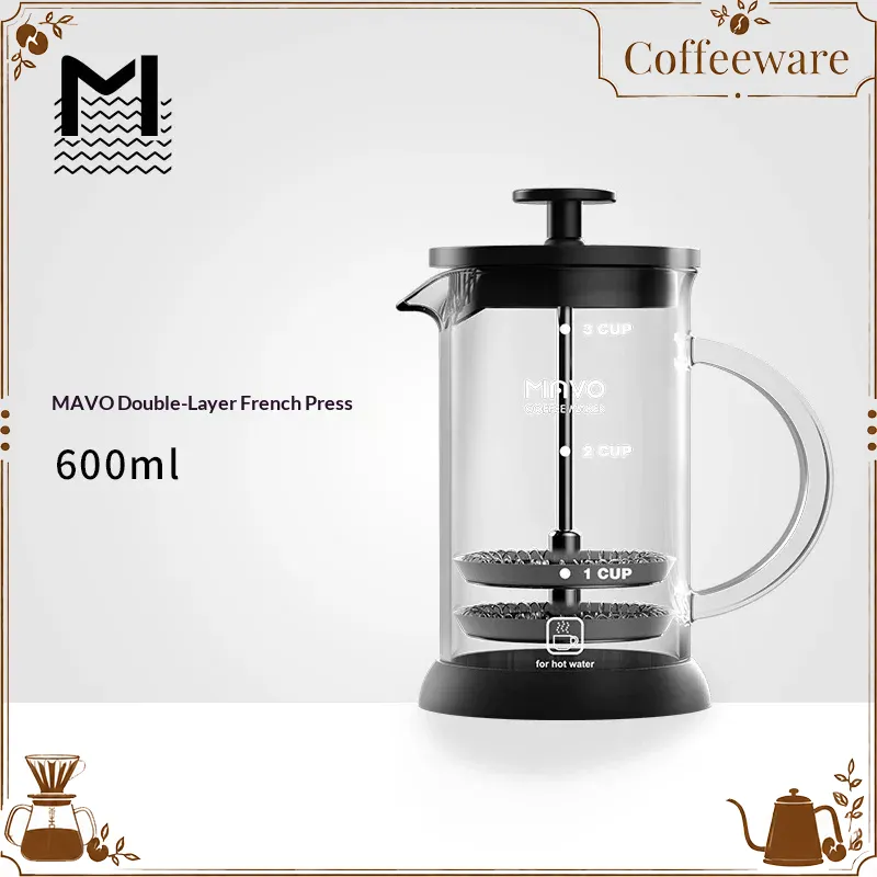 French Press Coffee Maker - ماكينة صنع القهوة الفرنسية من MAVO