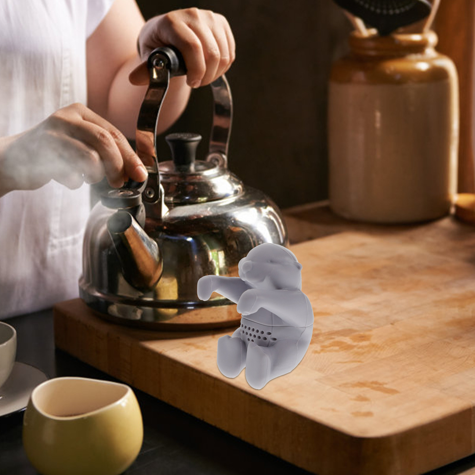 مصفاة شاي سيليكون على شكل ورقة - مراجعة Kitchen Gadgets To Gift وسعره