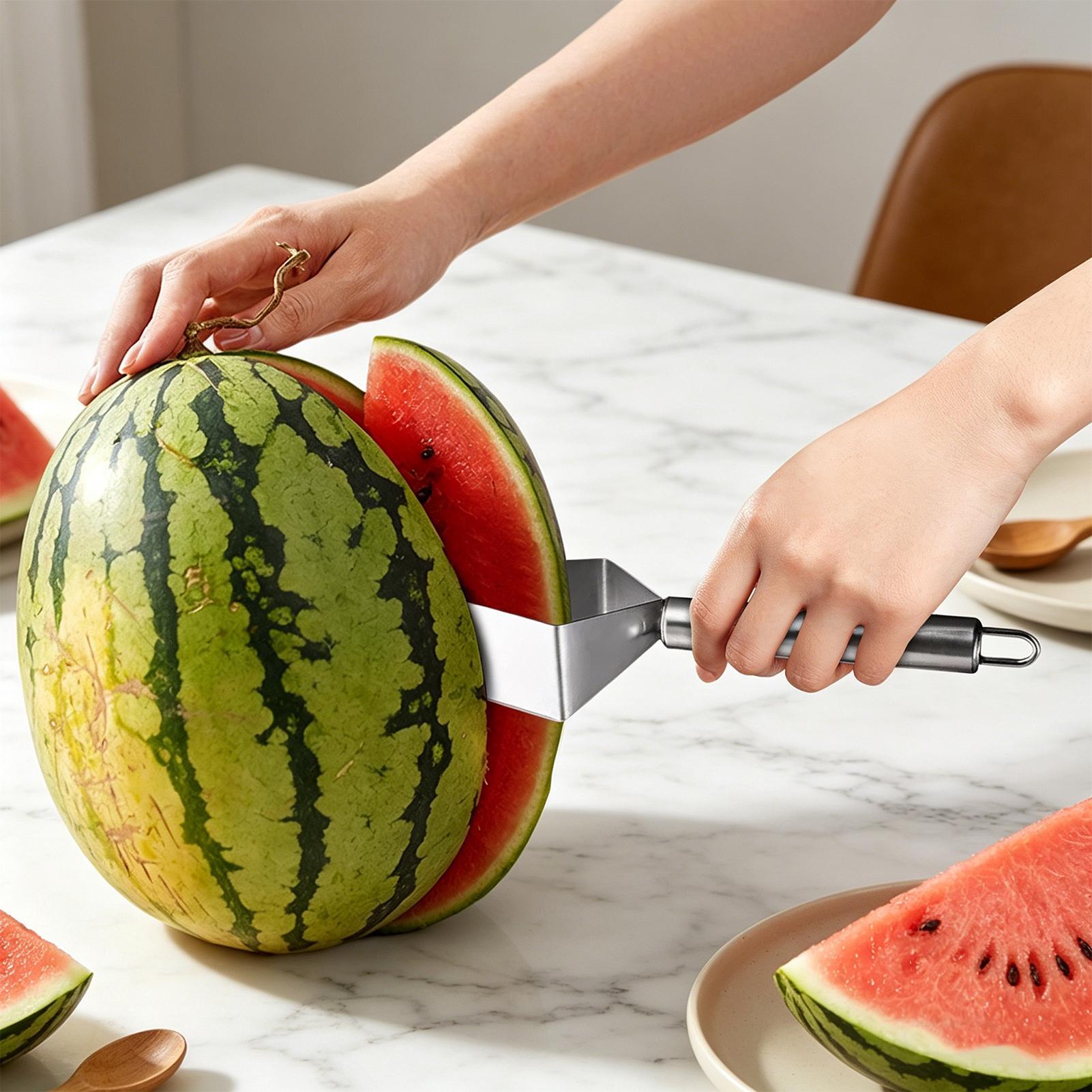 أداة تقطيع البطيخ من الفولاذ ا - مراجعة Watermelon Slicer Cutter وسعره
