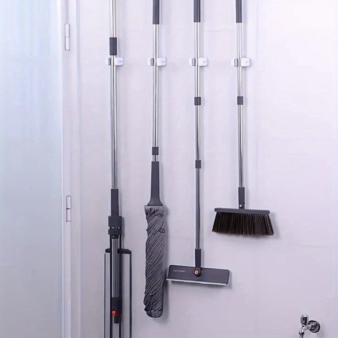 حامل مكنسة وممسحة مثبت على الح - مراجعة Kitchen Gadgets Organizer وسعره