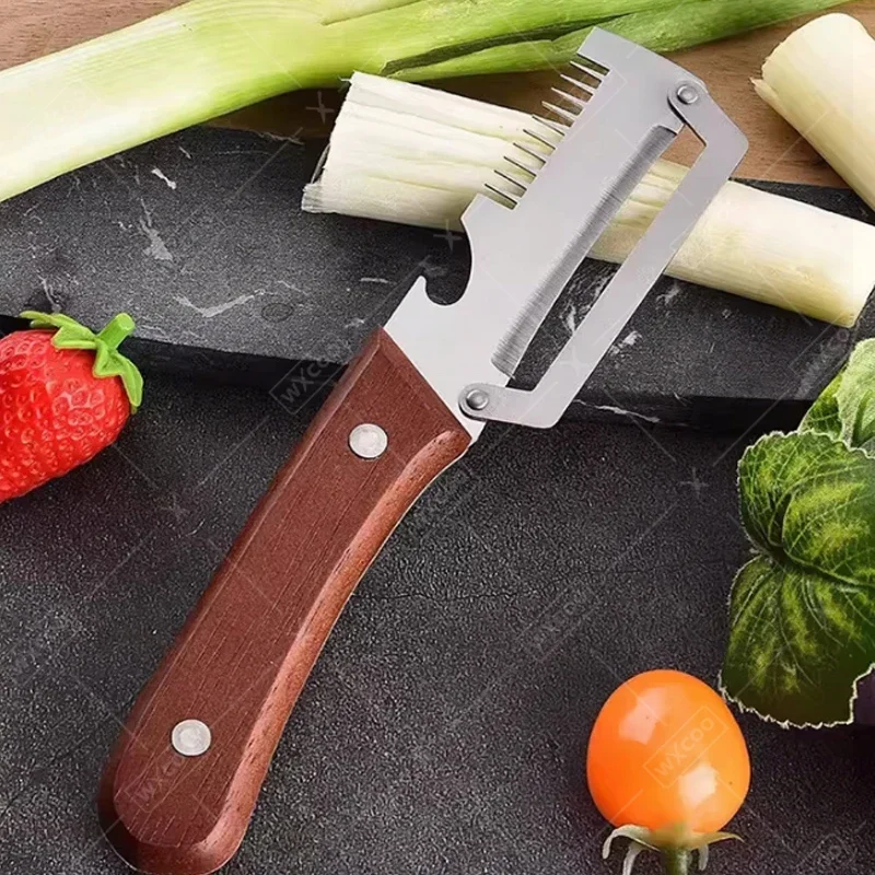 مقشرة WXCOO 2 في 1 من الفولاذ  - مراجعة Kitchen Gadgets Vegetable Cutter وسعره