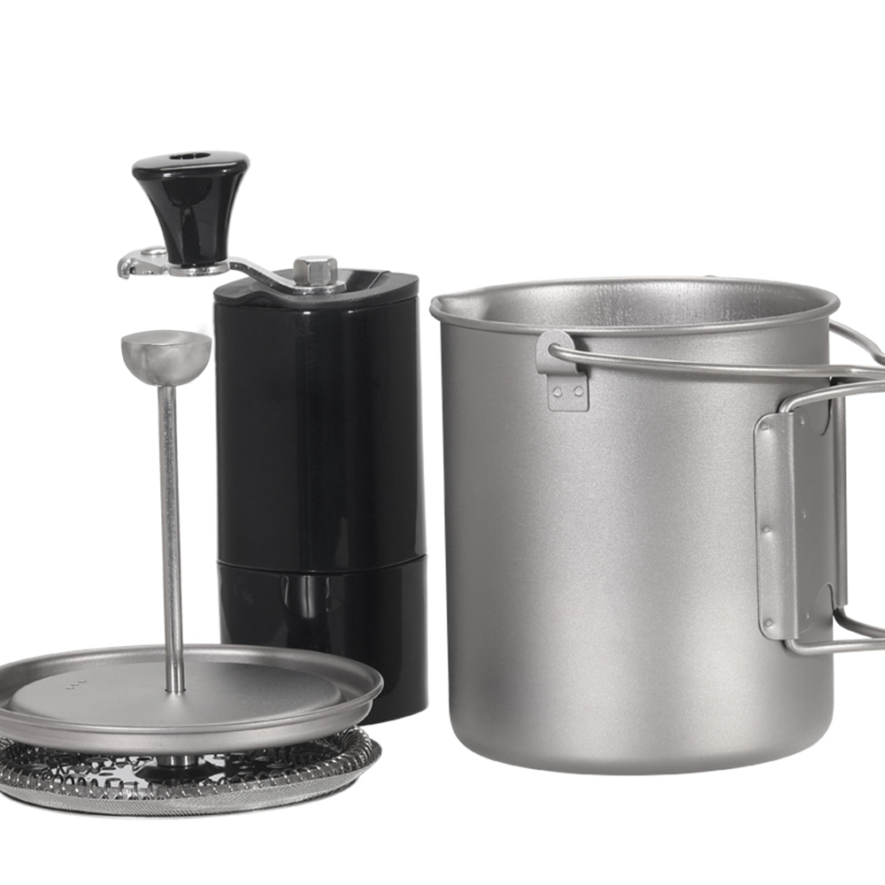 Lixada-وعاء طهي للتخييم في اله - مراجعة French Press Coffee Maker وسعره