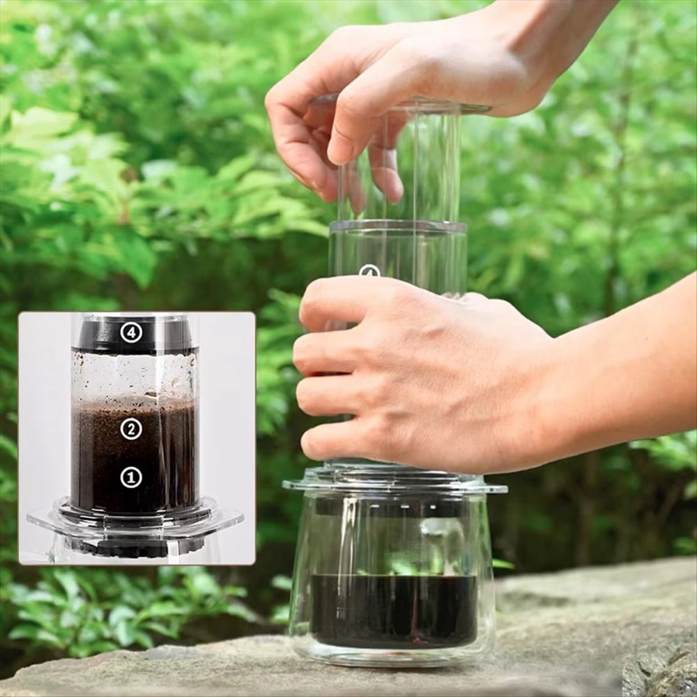 إبريق قهوة محمول على الطراز ال - مراجعة French Press Coffee Maker وسعره