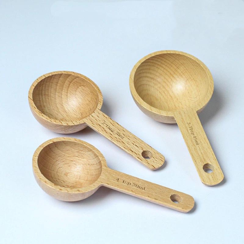 ملعقة قياس خشبية 7.5-45 مل محم - مراجعة Kitchen Gadgets To Gift وسعره