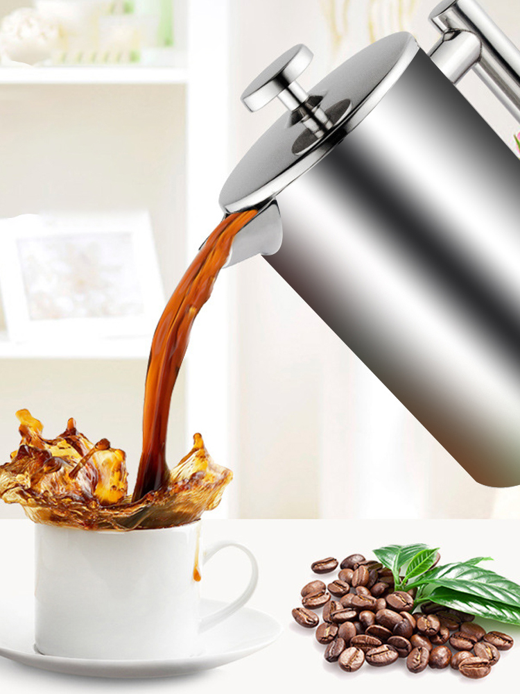ماكينة صنع قهوة فرنسية بسعة كب - مراجعة French Press Coffee Maker وسعره