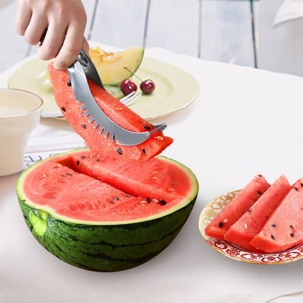 الفولاذ المقاوم للصدأ البطيخ ا - مراجعة Watermelon Slicer Cutter وسعره