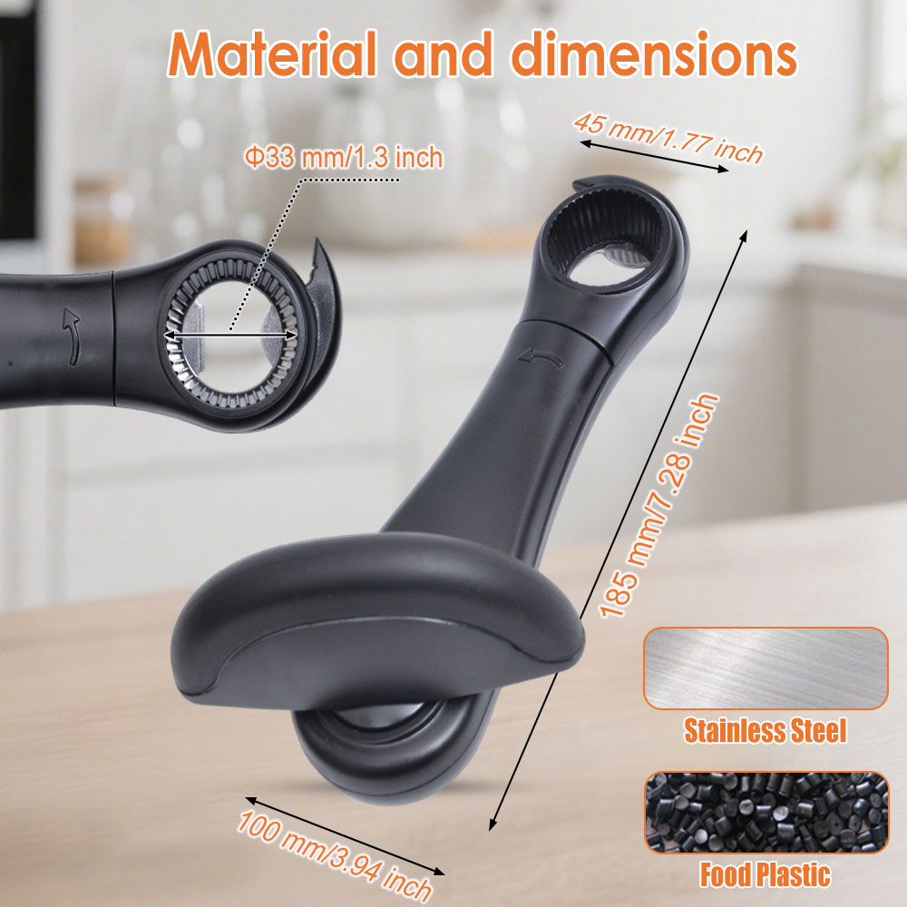 فتاحة علب يدوية آمنة متعددة ال - مراجعة Kitchen Gadgets That Are Useful وسعره