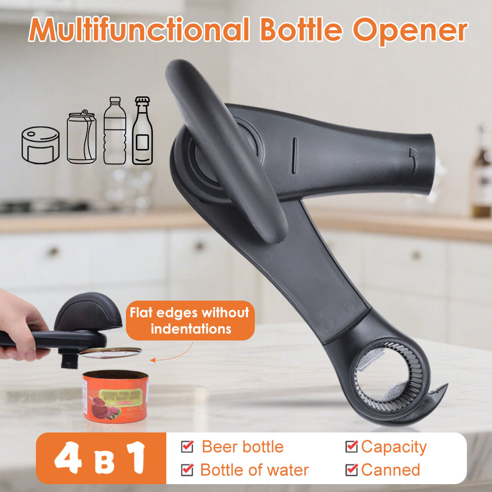 فتاحة علب يدوية آمنة متعددة ال - مراجعة Kitchen Gadgets That Are Useful وسعره