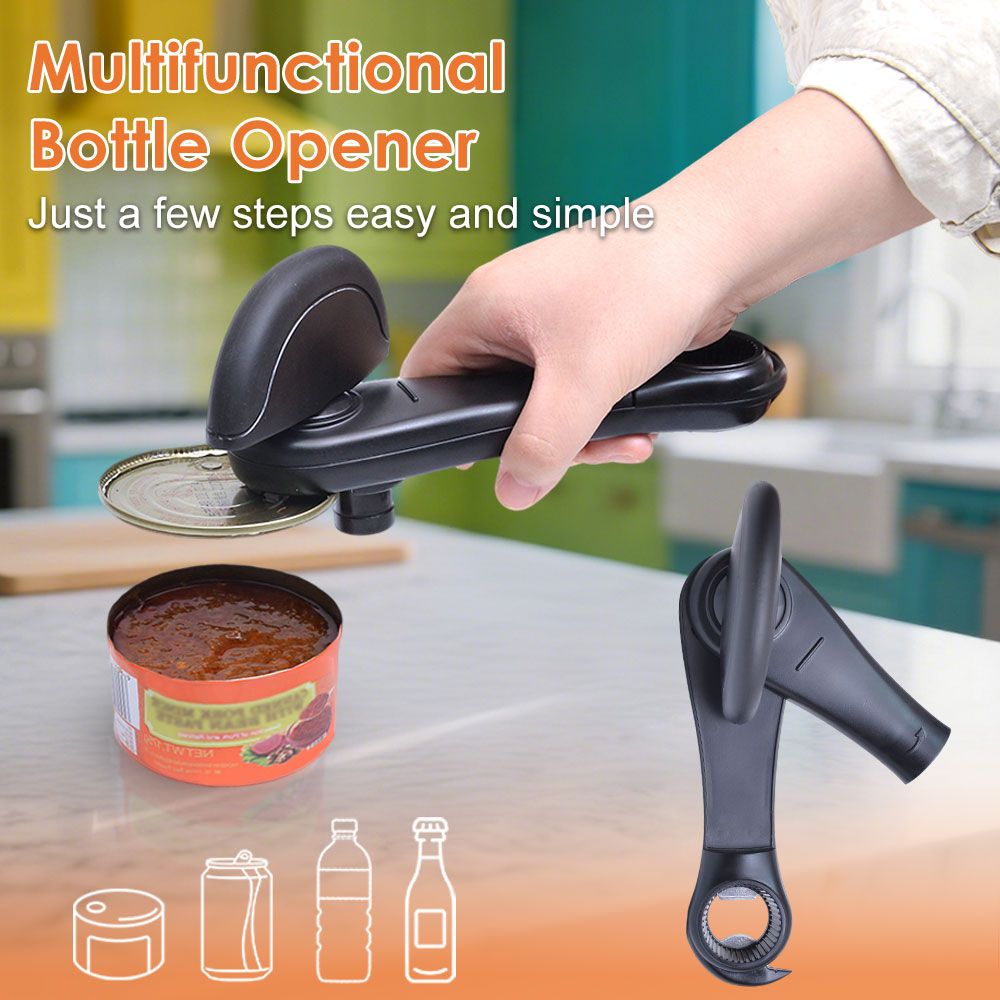 فتاحة علب يدوية آمنة متعددة ال - مراجعة Kitchen Gadgets That Are Useful وسعره