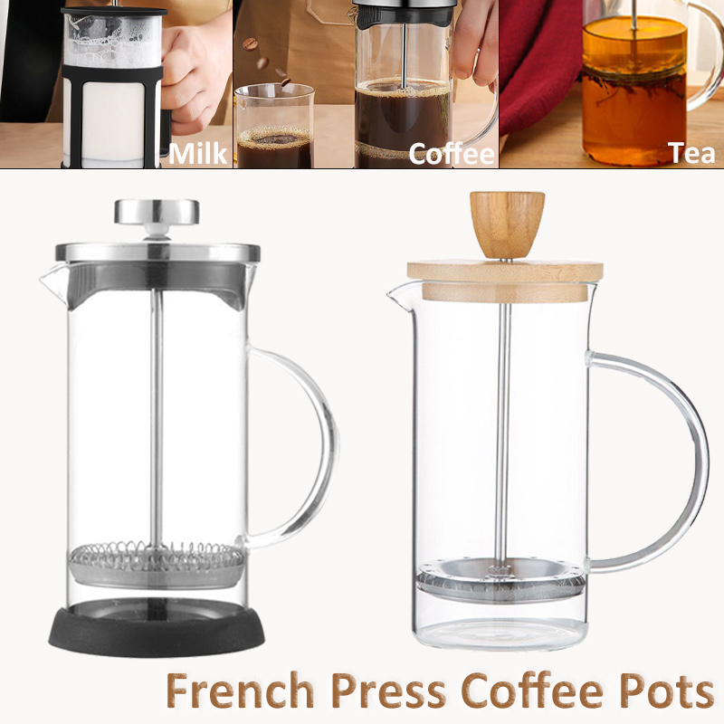 350-1000 مللي وعاء قهوة فرنسي  - مراجعة French Press Coffee Maker وسعره