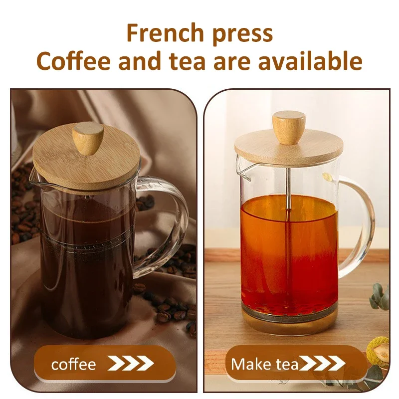 350-1000 مللي وعاء قهوة فرنسي  - مراجعة French Press Coffee Maker وسعره