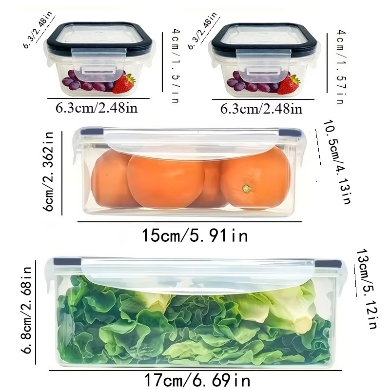 مجموعة من 8 قطع تشمل 4 حاويات  - مراجعة Kitchen Gadgets Organizer وسعره