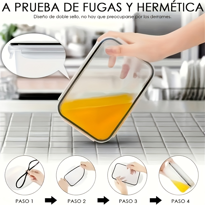 مجموعة من 8 قطع تشمل 4 حاويات  - مراجعة Kitchen Gadgets Organizer وسعره
