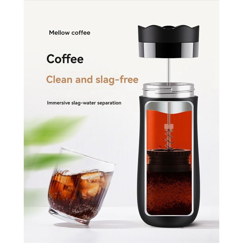 AA94-ماكينة قهوة فرنسية محمولة - مراجعة French Press Coffee Maker وسعره