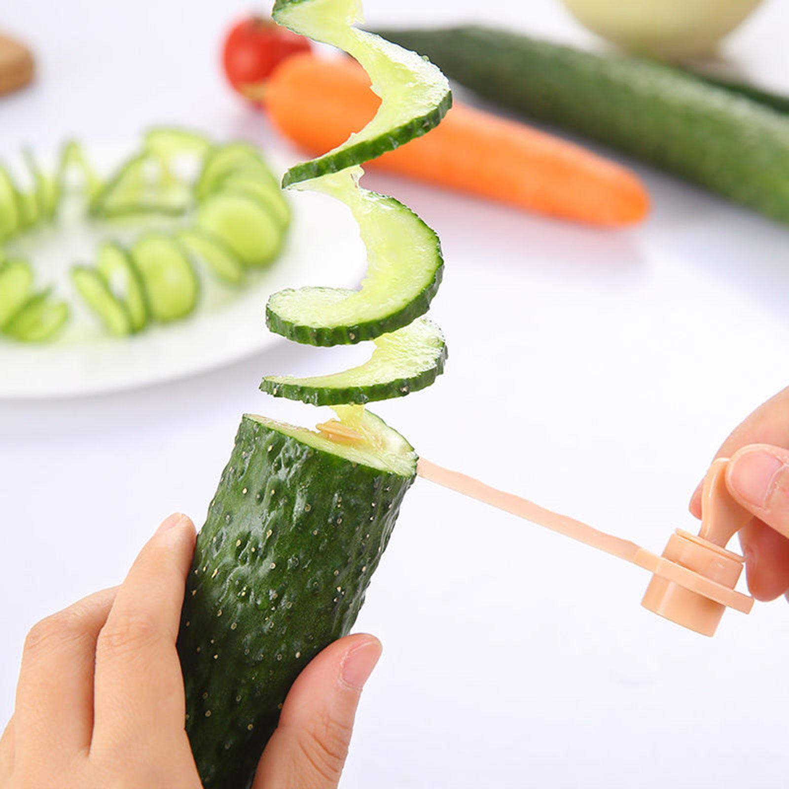 قطاعة بطاطس حلزونية من 3 قطع،  - مراجعة Kitchen Gadgets Vegetable Cutter وسعره