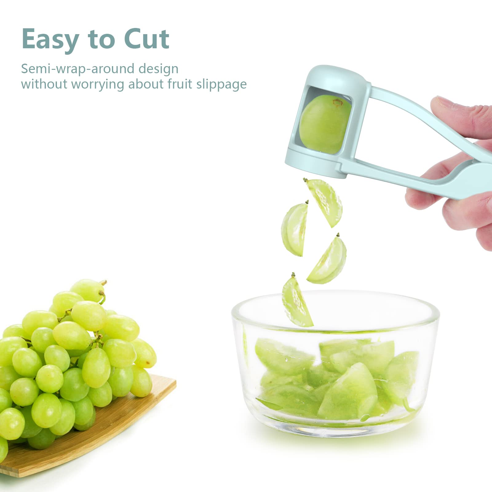 جديد العنب الكرز الطماطم الفرا - مراجعة Kitchen Gadgets Vegetable Cutter وسعره