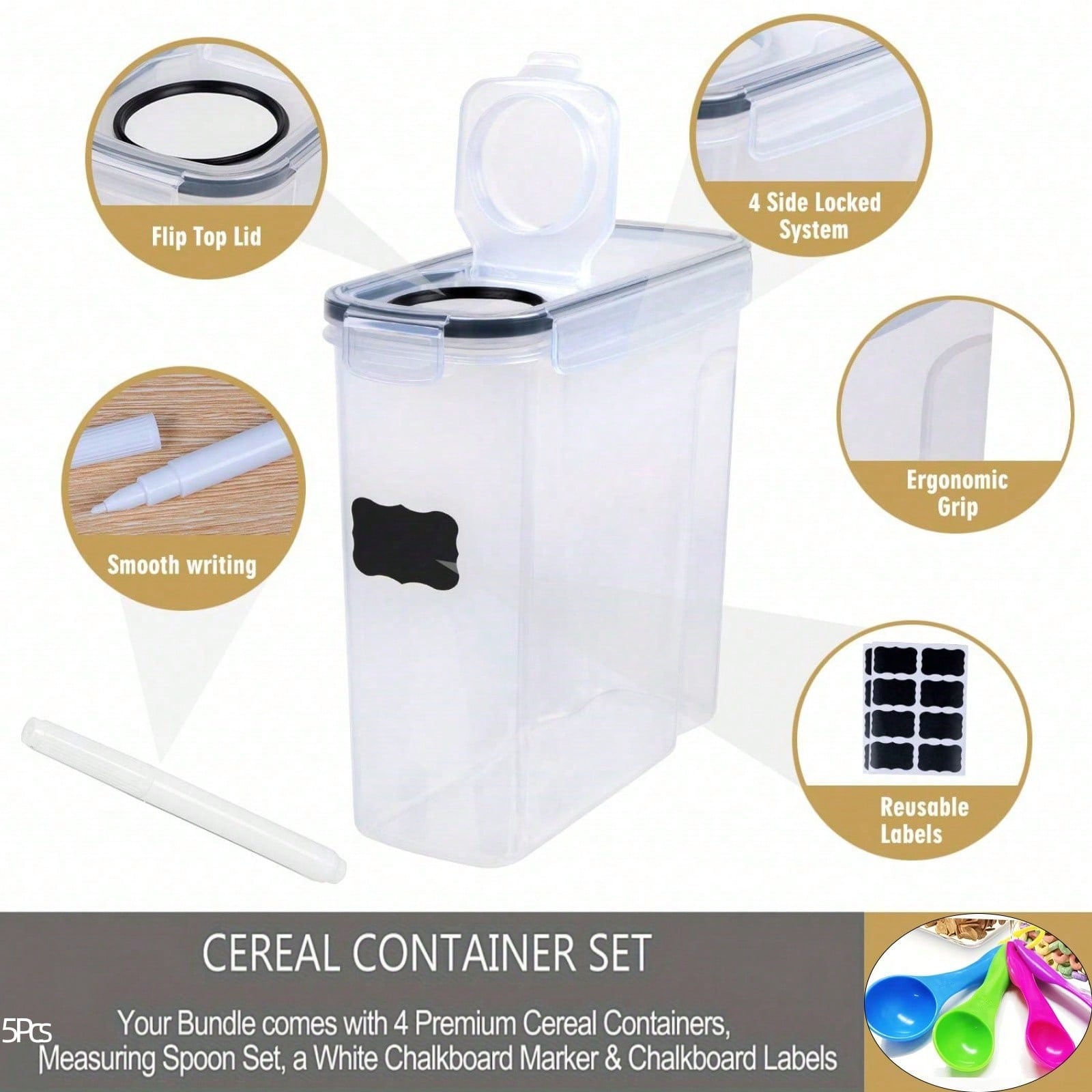 مجموعة من 4 علب تخزين محكمة ال - مراجعة Kitchen Gadgets Organizer وسعره