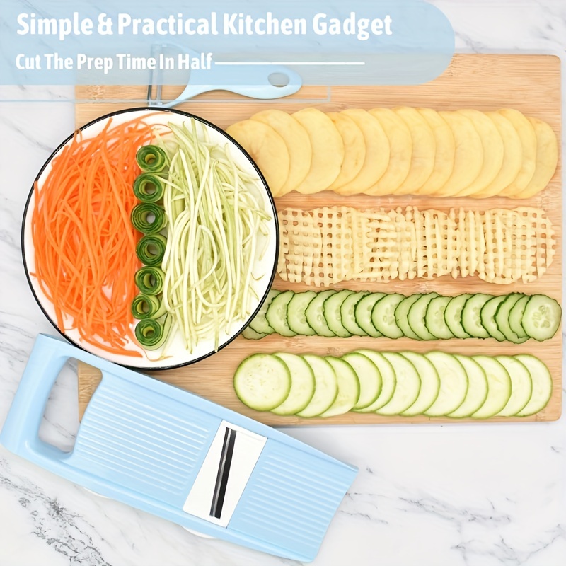 قطاعة خضروات منزلية 7 في 1، مب - مراجعة Kitchen Gadgets Vegetable Cutter وسعره