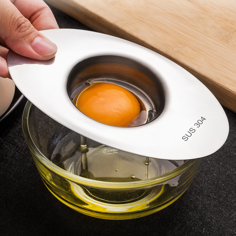 الفولاذ المقاوم للصدأ البيض ال - مراجعة Egg Separator Tool وسعره
