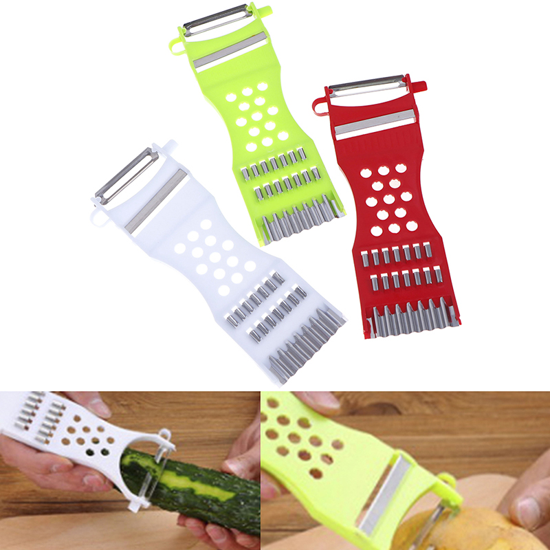 قطعة واحدة من أدوات المطبخ متع - مراجعة Kitchen Tools Gadgets Vegetable Fruit Peeler Parer Julienne Cutter Multifunction وسعره