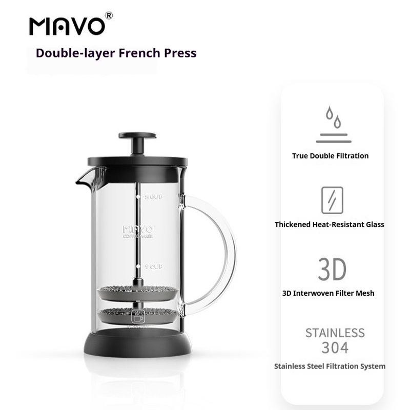 ماكينة صنع القهوة الفرنسية من  - مراجعة French Press Coffee Maker وسعره