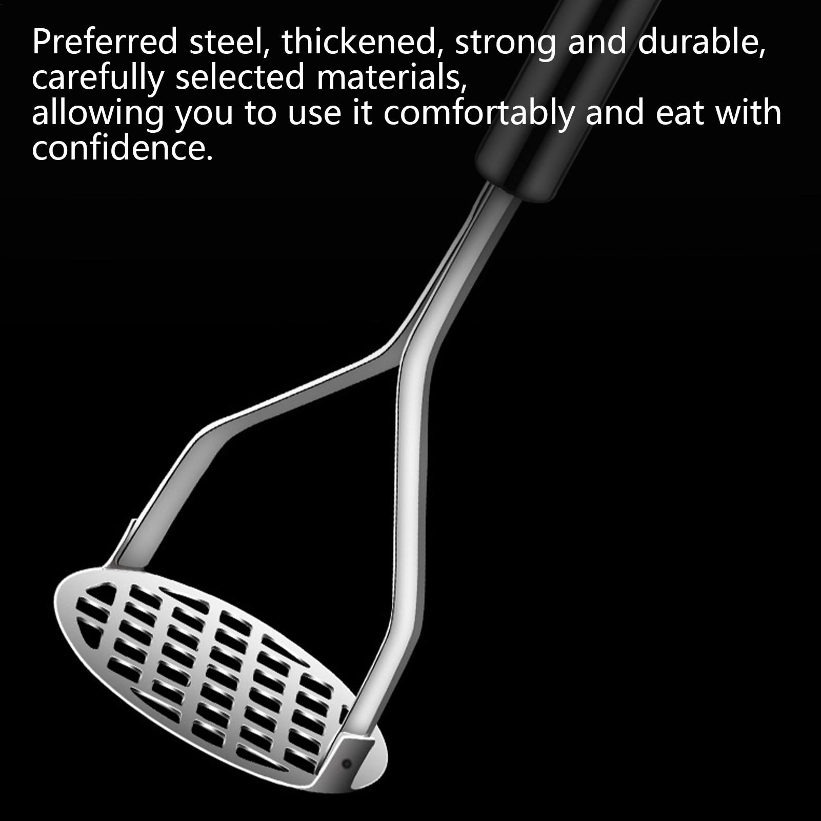 مكبس بطاطس يدوي من الفولاذ الم - مراجعة Kitchen Gadgets Men وسعره