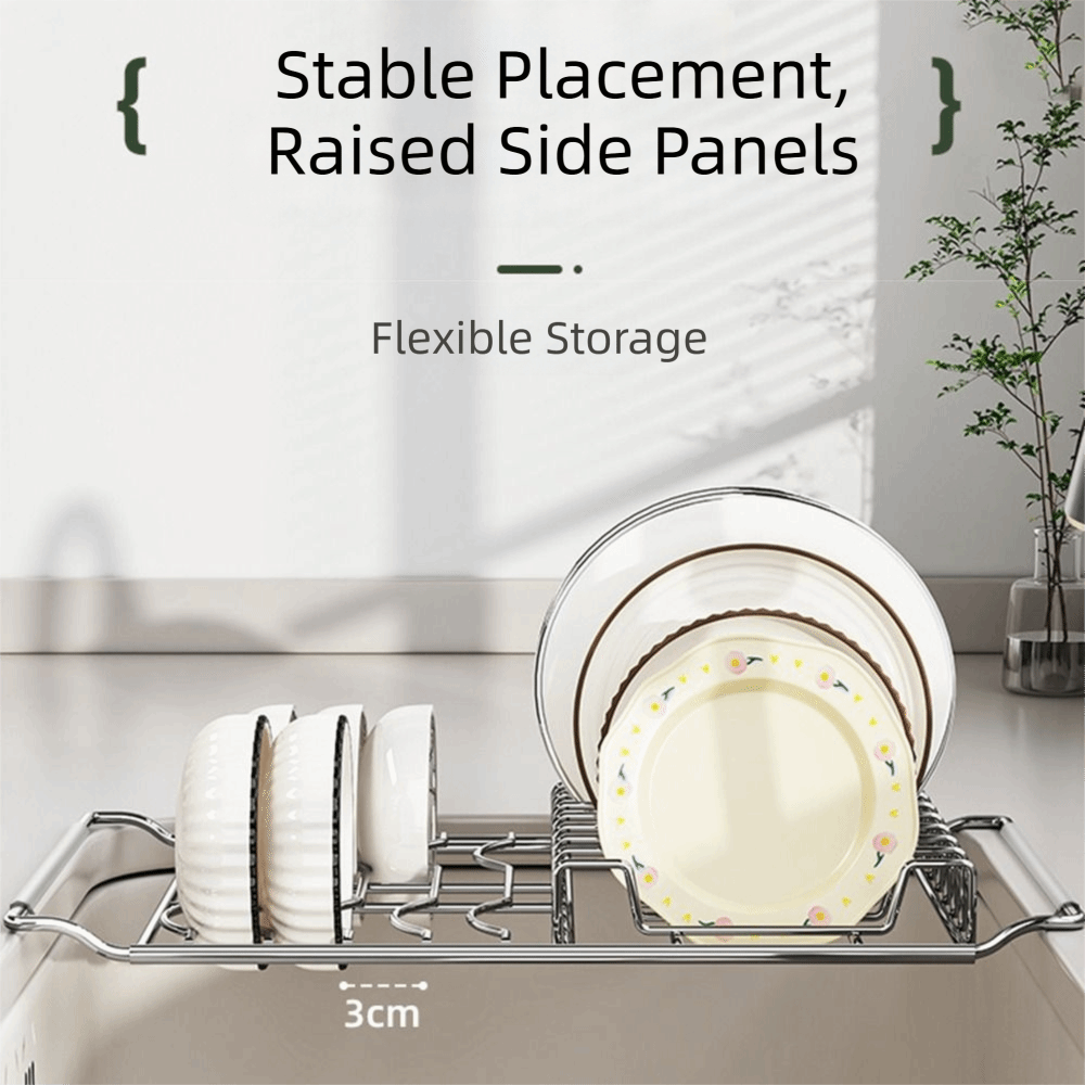 رف أطباق قابل للتمدد من الفولا - مراجعة Kitchen Gadgets Organizer وسعره