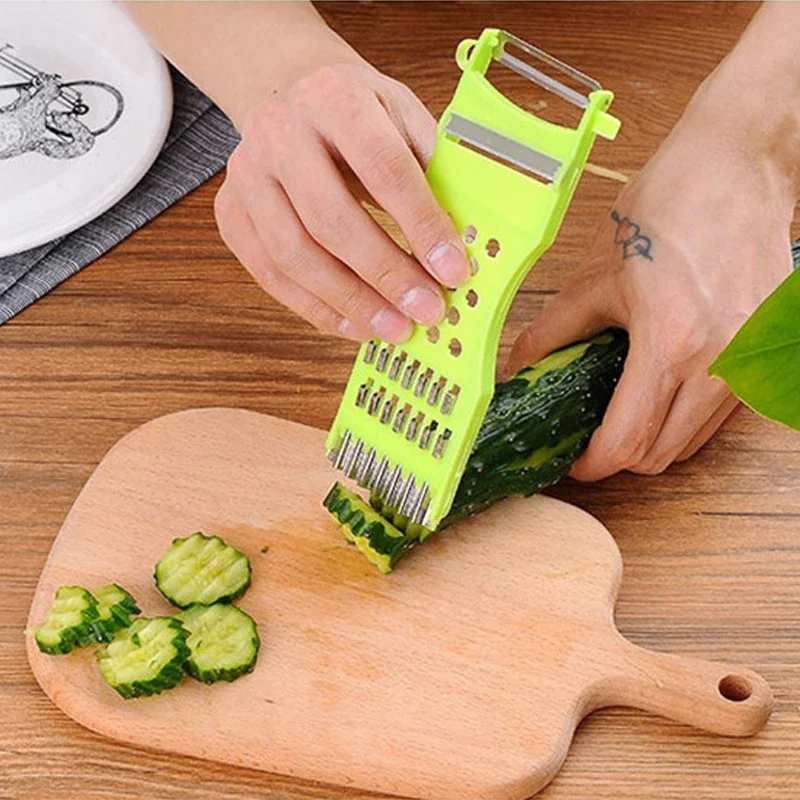 أدوات المطبخ المنزلية متعددة ا - مراجعة Kitchen Tools Gadgets Vegetable Fruit Peeler Parer Julienne Cutter Multifunction وسعره