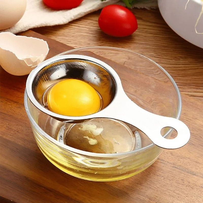1 قطعة فاصل البيض من الفولاذ ا - مراجعة Egg Separator Tool وسعره