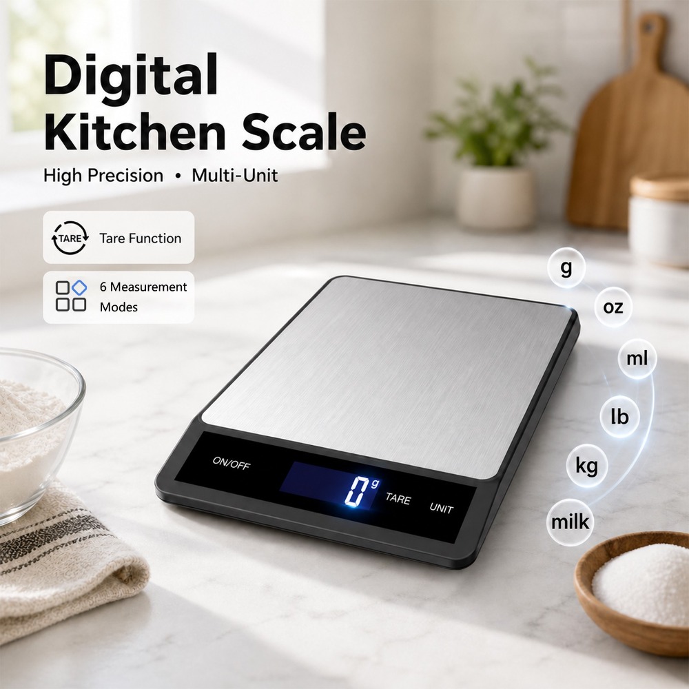 ميزان مطبخ رقمي مقاوم للماء 10 - مراجعة Kitchen Gadgets Electronic وسعره