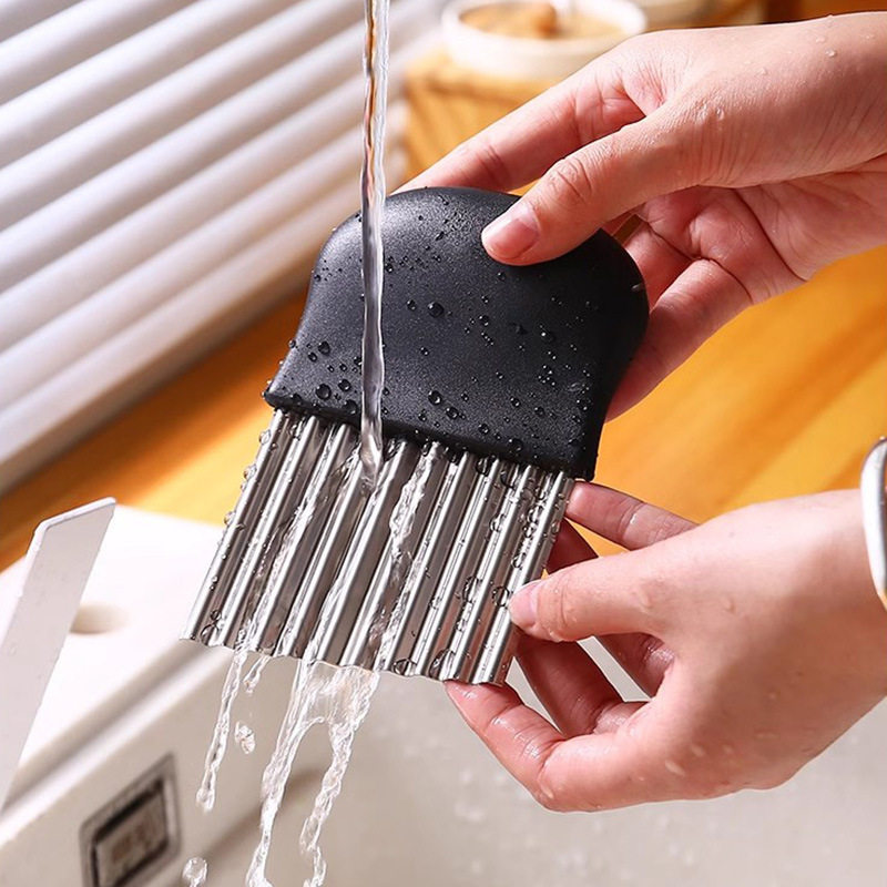 قطاعة بطاطس مموجة من الفولاذ ا - مراجعة Kitchen Gadgets Vegetable Cutter وسعره